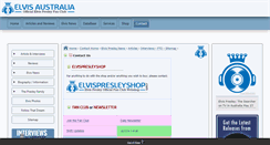 Desktop Screenshot of contact.elvis.com.au