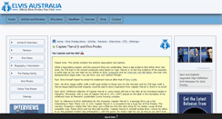 Desktop Screenshot of captainmarveljr.elvis.com.au