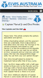 Mobile Screenshot of captainmarveljr.elvis.com.au