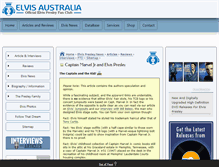 Tablet Screenshot of captainmarveljr.elvis.com.au