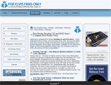 Tablet Screenshot of bootlegs.elvis.com.au