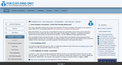 Desktop Screenshot of graceland.elvis.com.au