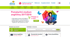 Desktop Screenshot of elvis.cz
