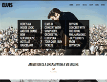 Tablet Screenshot of elvis.com